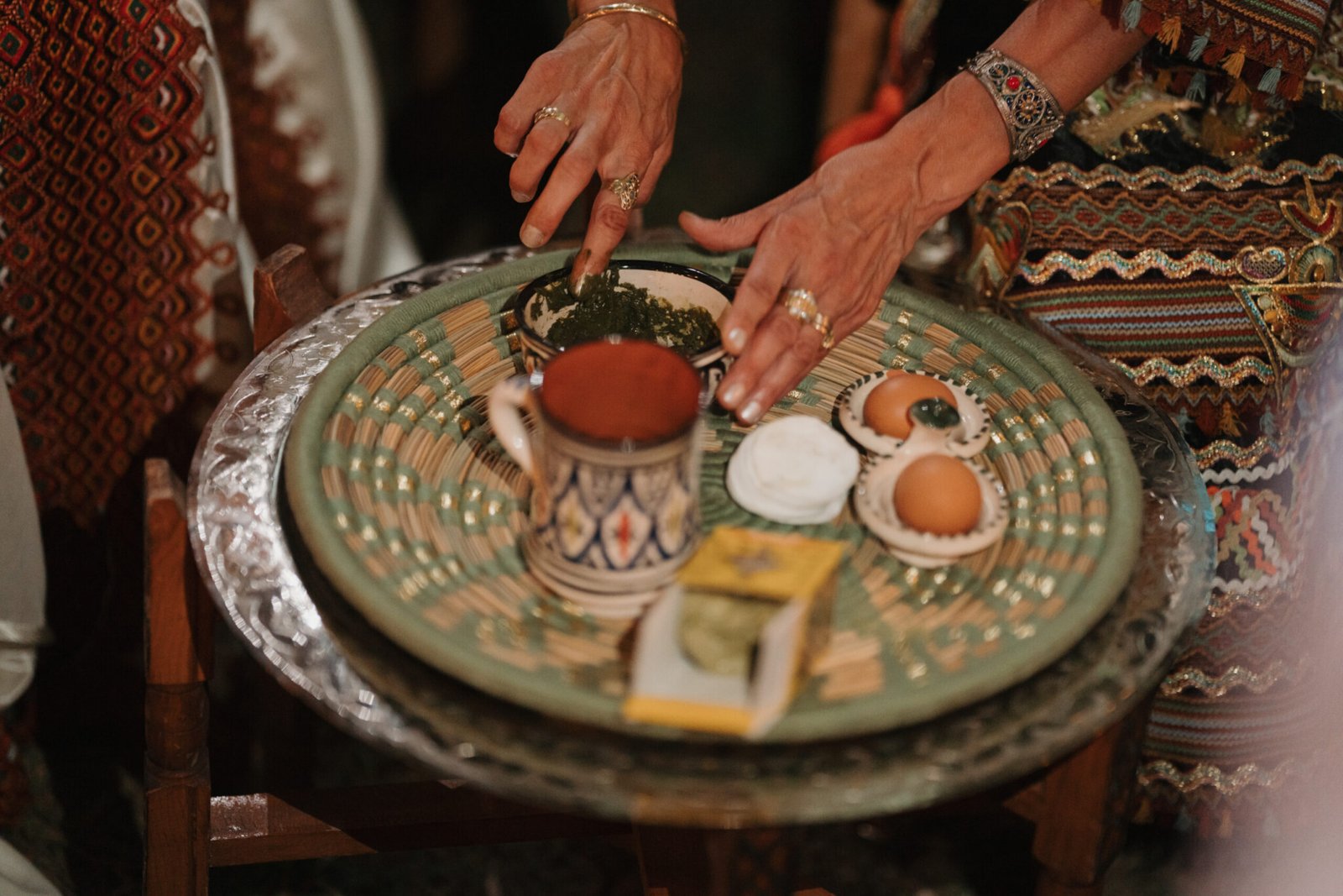 Rituel de henné au Maroc