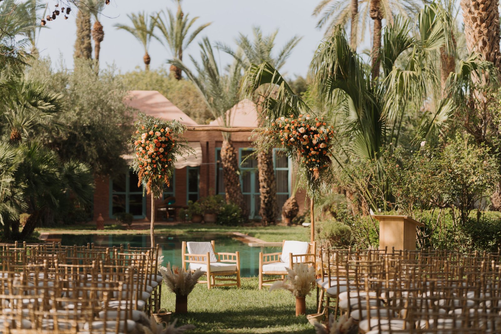 Mariage bohème chic à Marrakech