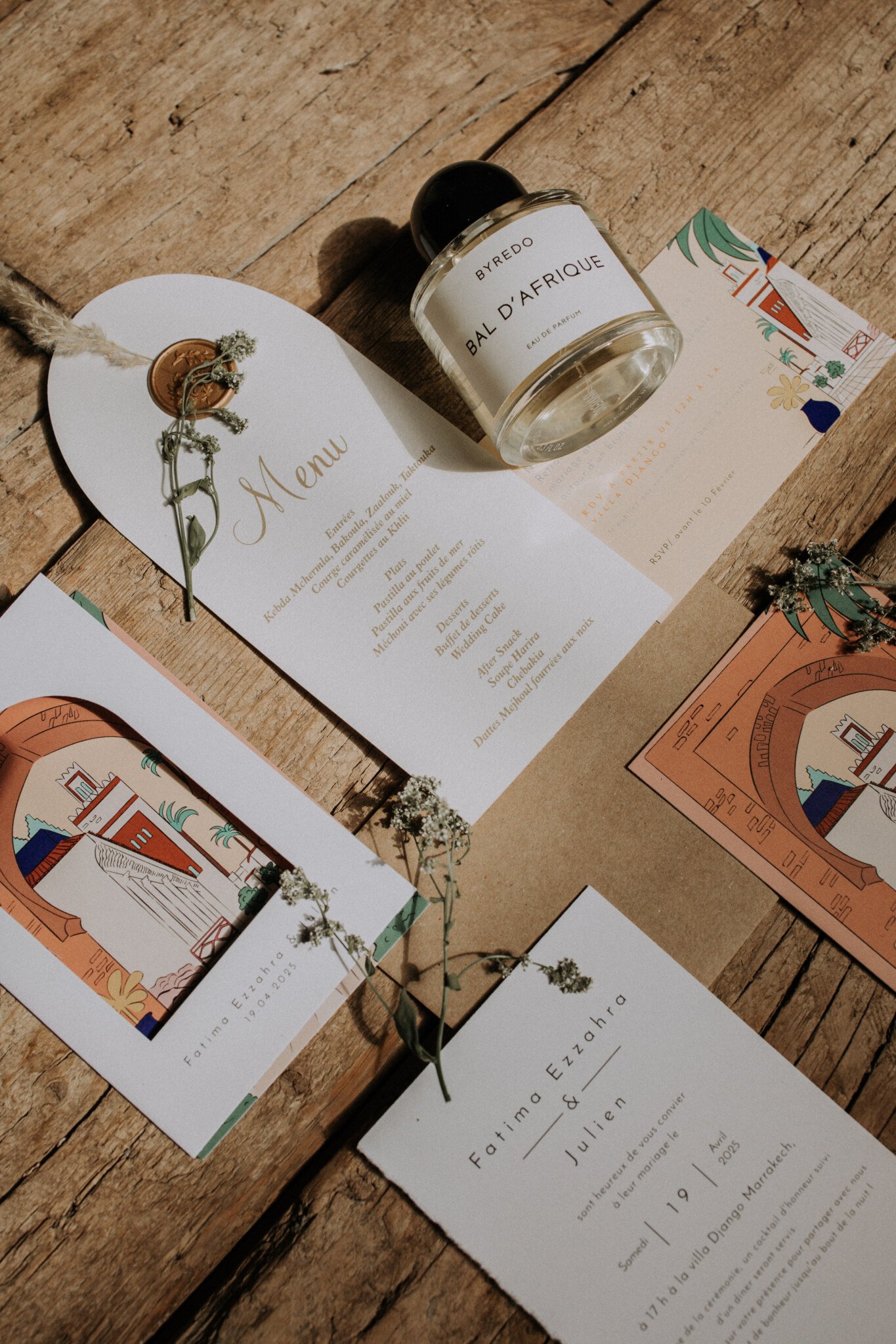 Mariage Bohème chic