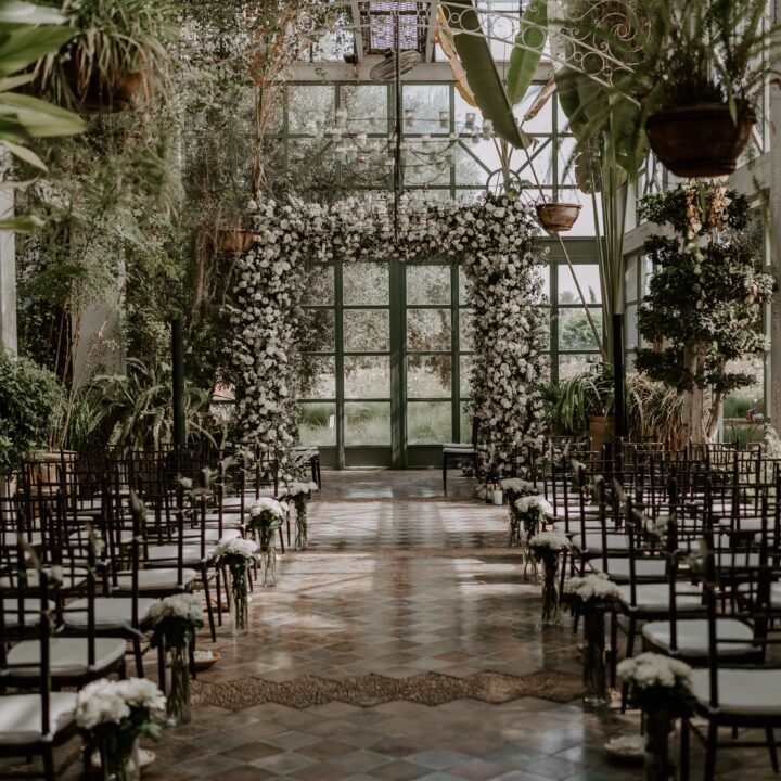 Céremonie de mariage élégante à Marrakech