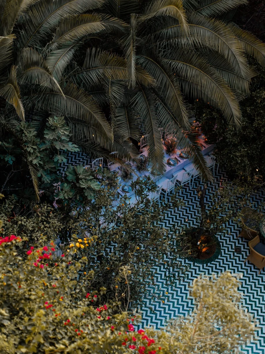 Jardin secret et zellige à Marrakech